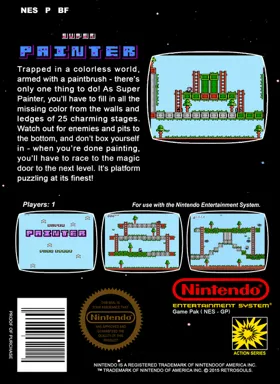 Super Painter (USA) (Aftermarket) (Unl) box cover back